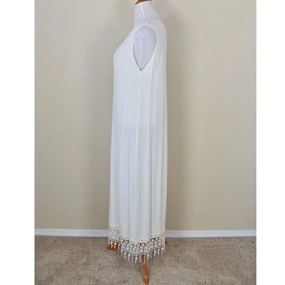 Vintage Magnet Art Lynn Yang Gauze Lace Dress and Jacket - M - Picture 10 of 14
